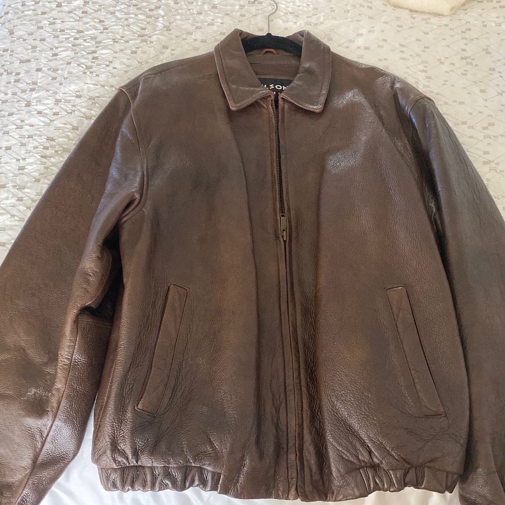 Leather Jacket size M